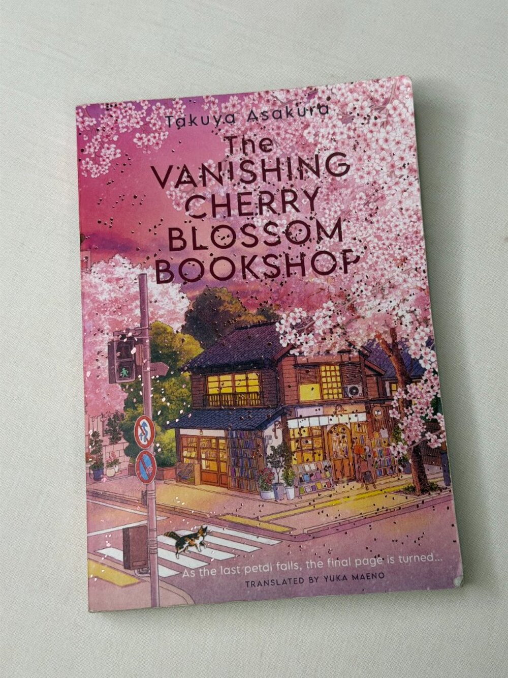 The Vanishing Cherry Blossom Bookshop Takuya Asakura Paperback Novel